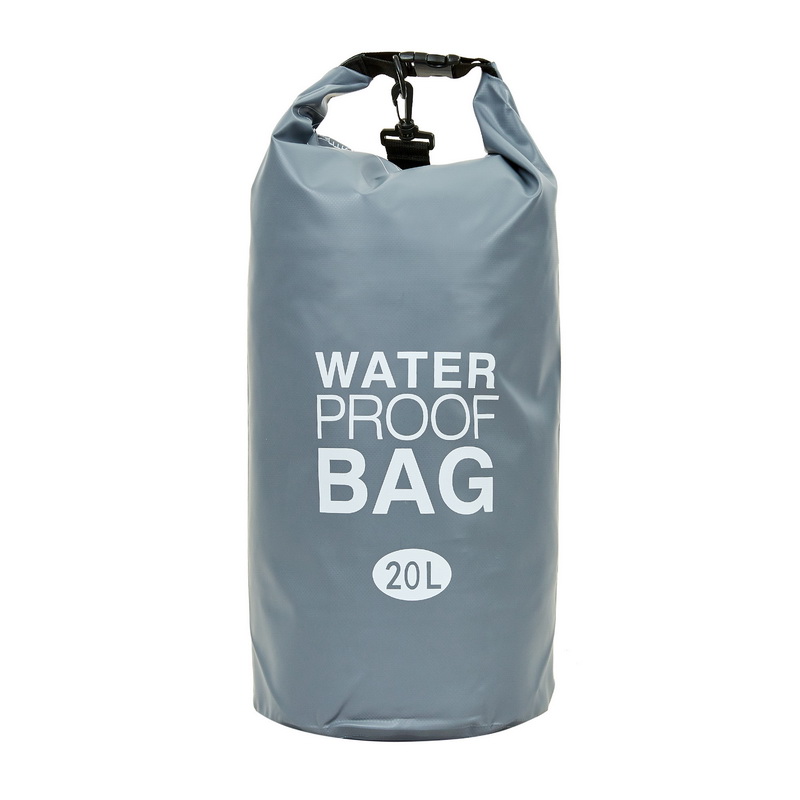 

Водонепроницаемый гермомешок Waterproof Bag 20л Серый TY-6878-20