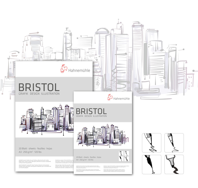 

Альбом для рисунка Hahnemuhle Bristol 20л 250г А3