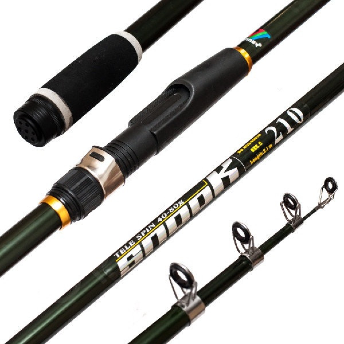 

Спиннинг телескопический Snook Tele spin (Green) №00240010 40-80g 2.1 метра