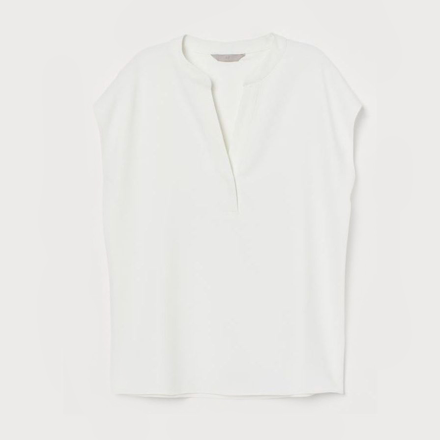 

Блузка H& 0847673001  (170/96А) Белая, Блузка H&M 0847673001 M (170/96А) Белая