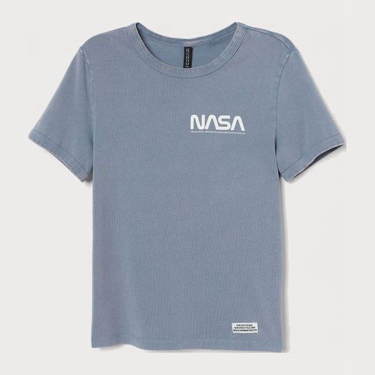 

Футболка H&M 0917698001 S (165/88А) Серо-голубая