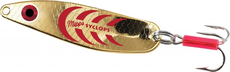 

Блесна Mepps Syclops желтый/красный 3/26г