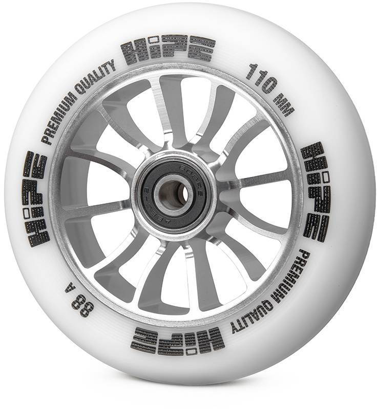 

Колесо для трюкового самоката Hipe H01 110 мм silver/white (250107)