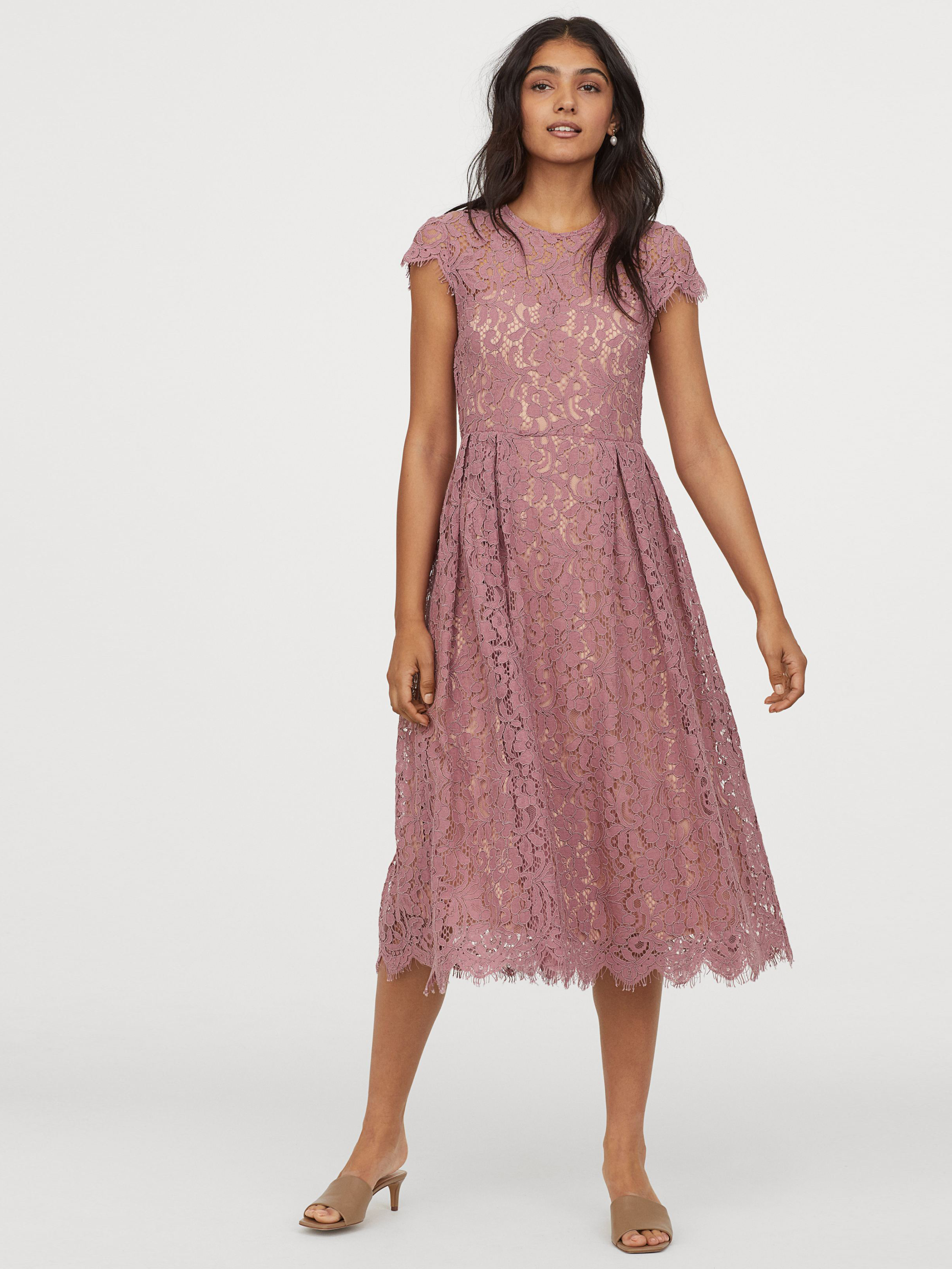 

Платье H&M 0732429-0  Розовое, Платье H&M 0732429-0 46 Розовое