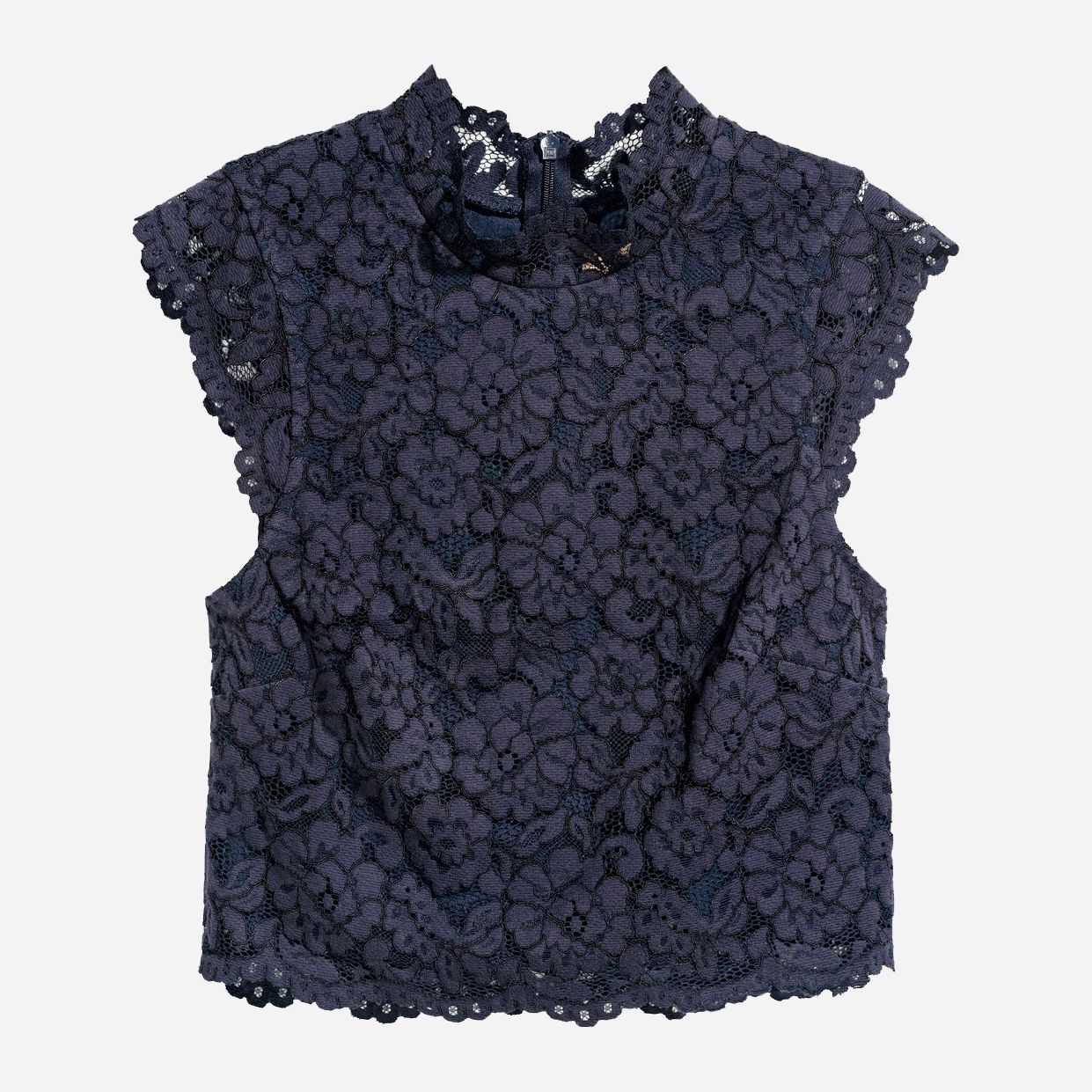 

Топ H&M 0542438 36 Темно-синий