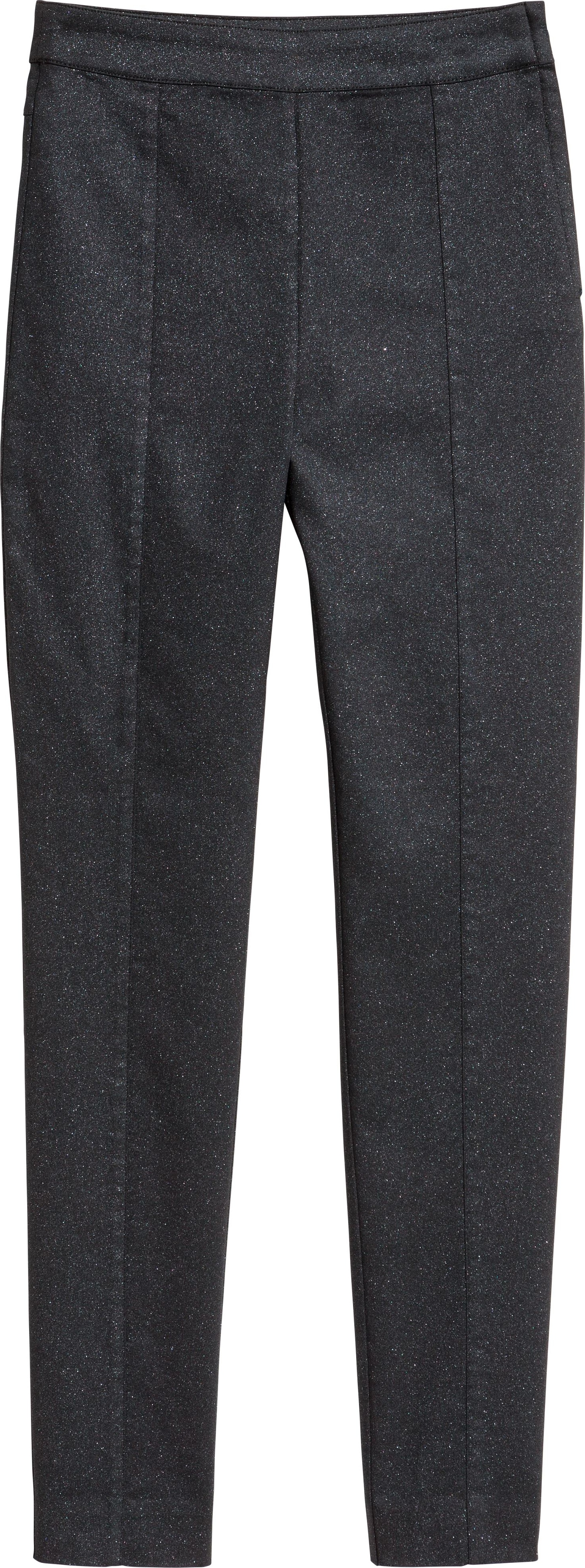 

Брюки H&M 0548659 36 Черные блеск