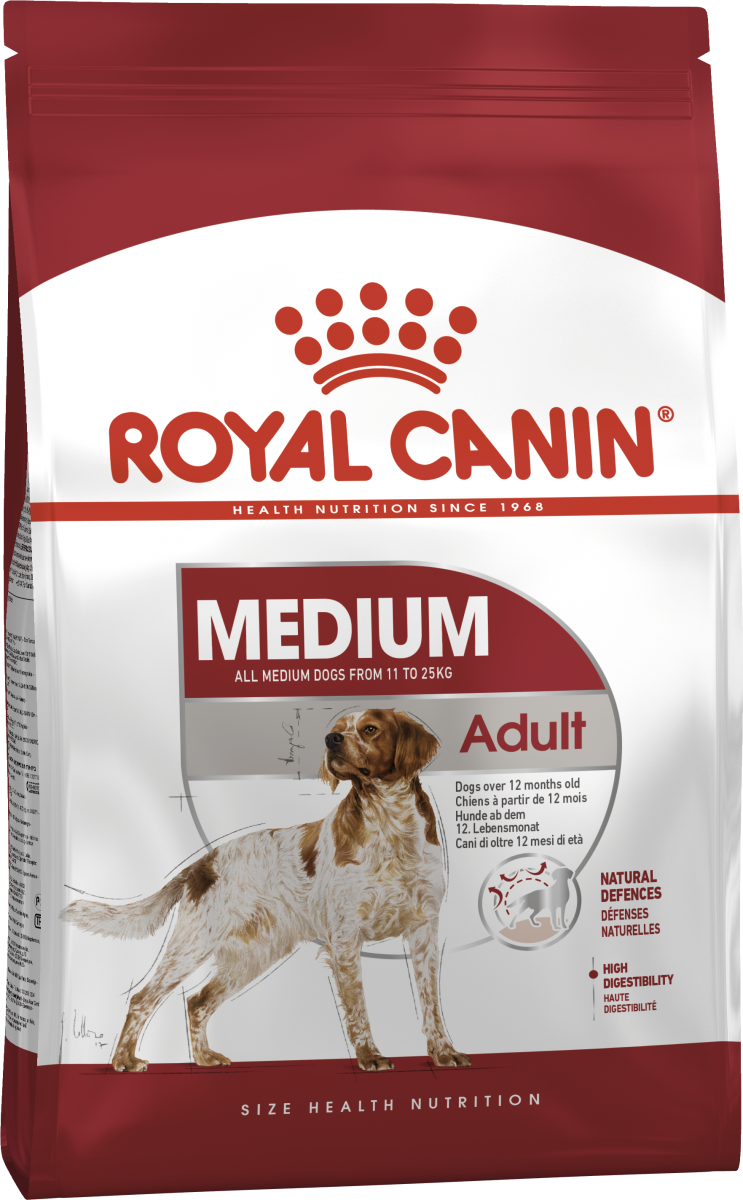 

Сухой корм для собак Royal Canin Medium Adult 4 кг