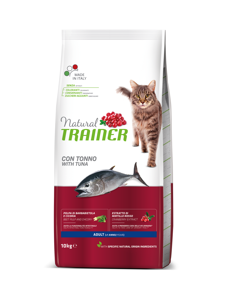 

Сухой корм для кошек Trainer Natural Super Premium Adult with Tuna 10 кг (8059149246994)