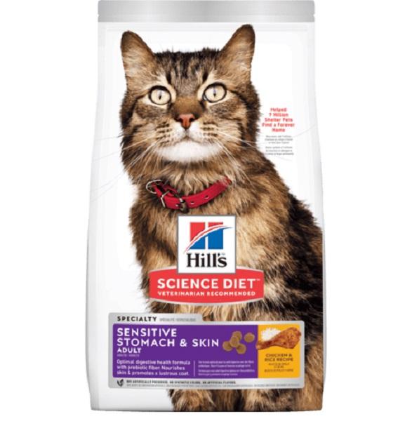 

Сухой корм для котов Hills Adult Sensitive Stomach & Skin 7 кг (604069)
