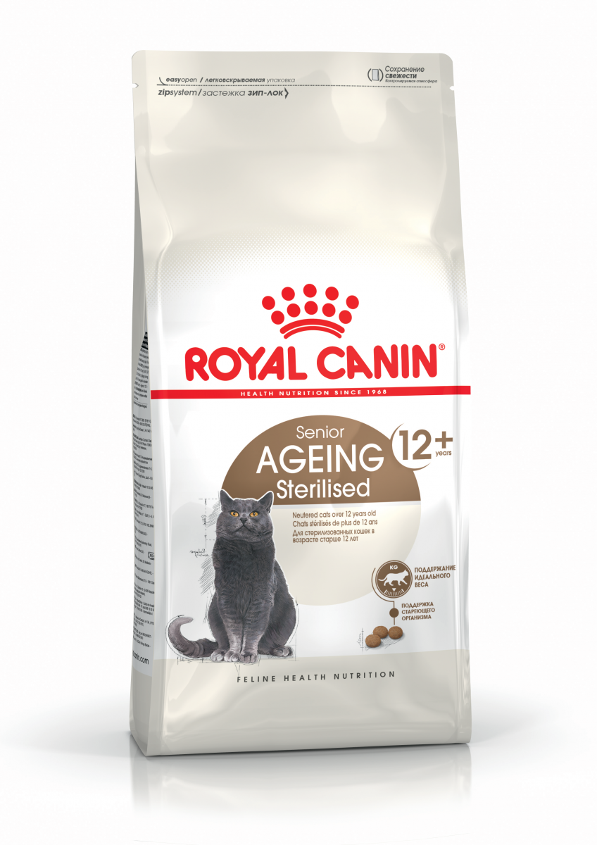 

Сухой корм для котов Royal Canin Ageing Sterilised 12+ 2 кг (25650209)