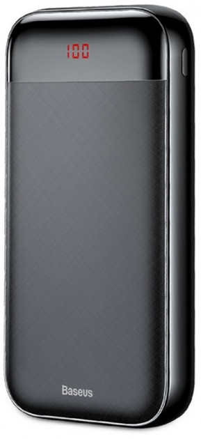 

Power bank портативное зарядное устройство Baseus Mini Cu digital display 20000mAh Black