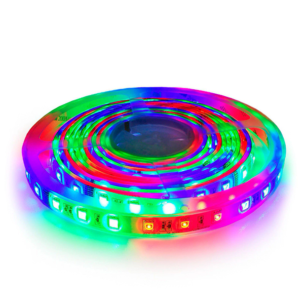 

Сверхпрочная светодиодная энергоэффективная гибкая LED лента BIOM SMART WS2811 SMD5050-60 12V IP20 FULL RGB (1000000610)