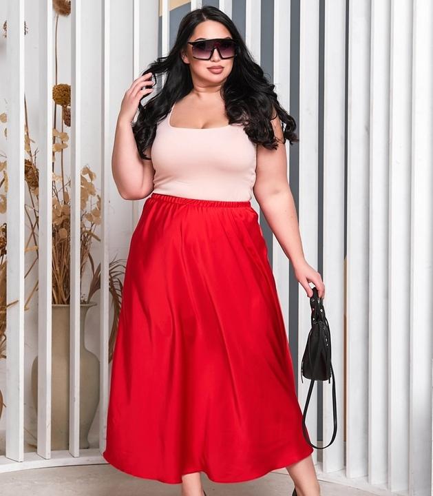 

Юбка G&M k-77781 - Размер цвет красный, Юбка G&M k-77781 54-56 Размер цвет красный