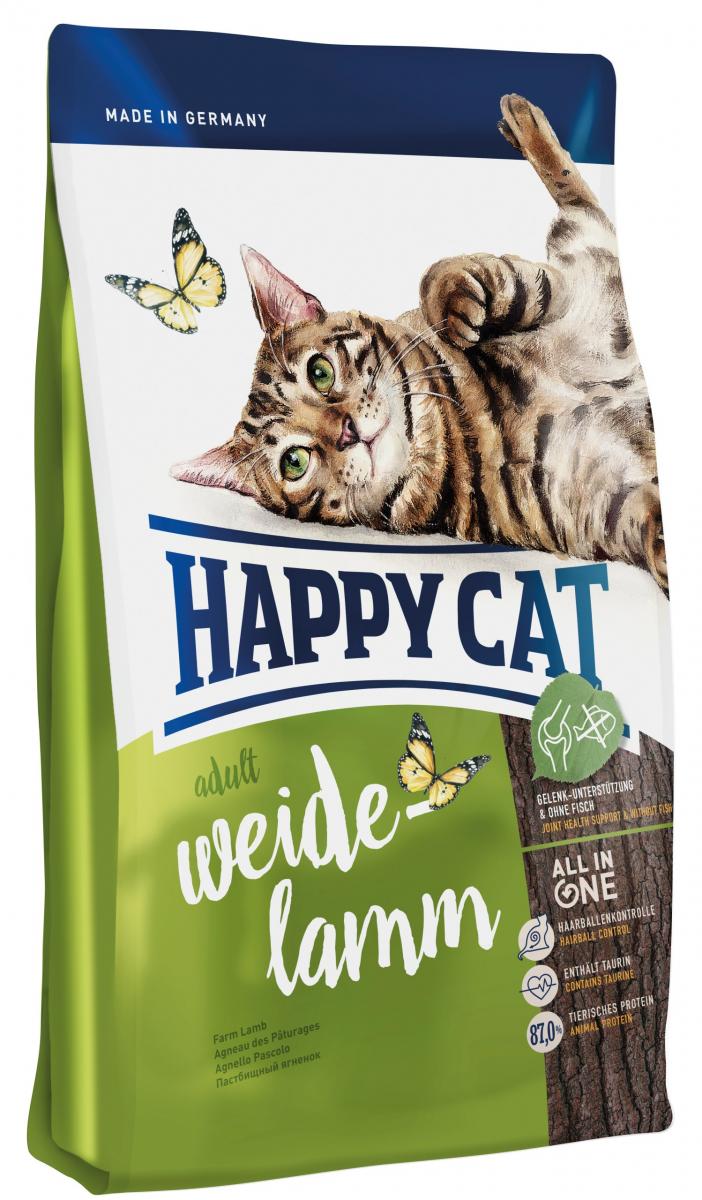 

Сухой корм для котов Happy Cat Adult Weide Lamm 10 кг