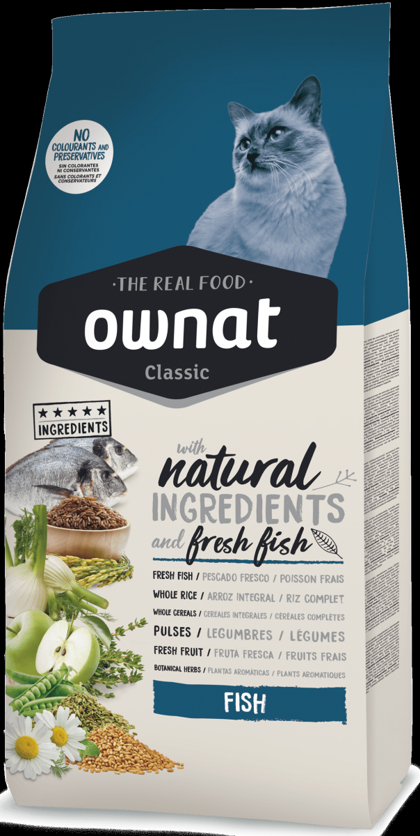 

Сухой корм для котов Ownat Classic Fish 1.5 кг (16235)
