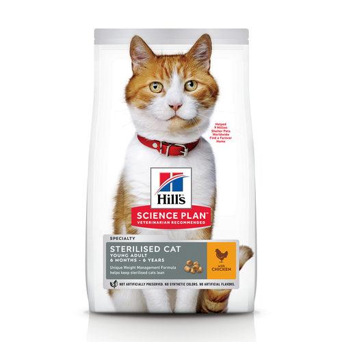

Сухой корм для котов Hills Young Adult Sterilised Cat 1,5 кг (604121)