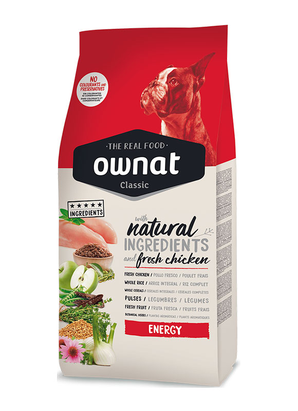 

Сухой корм Ownat Classic Energy (Dog) для взрослых собак с высоким уровнем физической активности 20кг