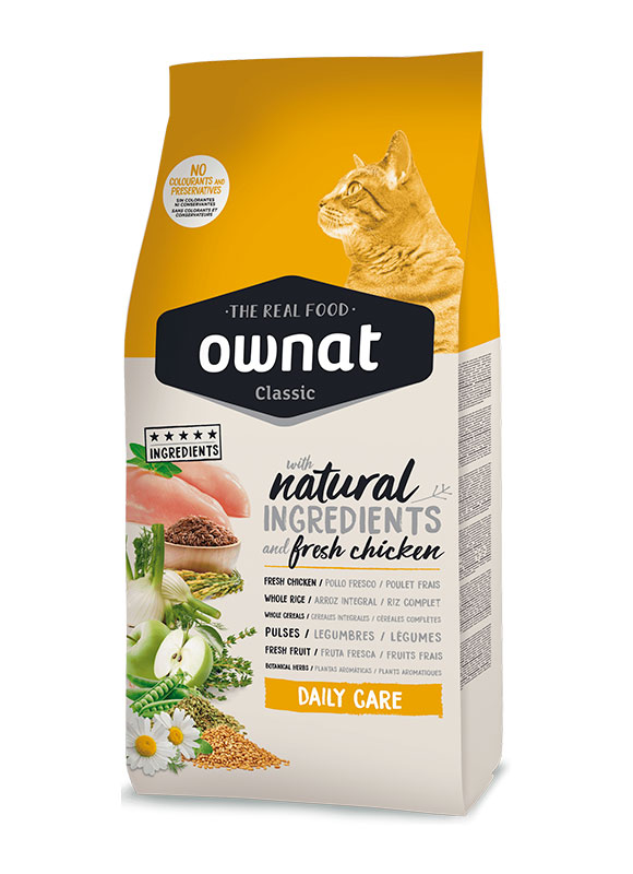 

Сухой корм Ownat Classic Daily Care (Cat) взрослых кошек с Курицей 1.5 кг
