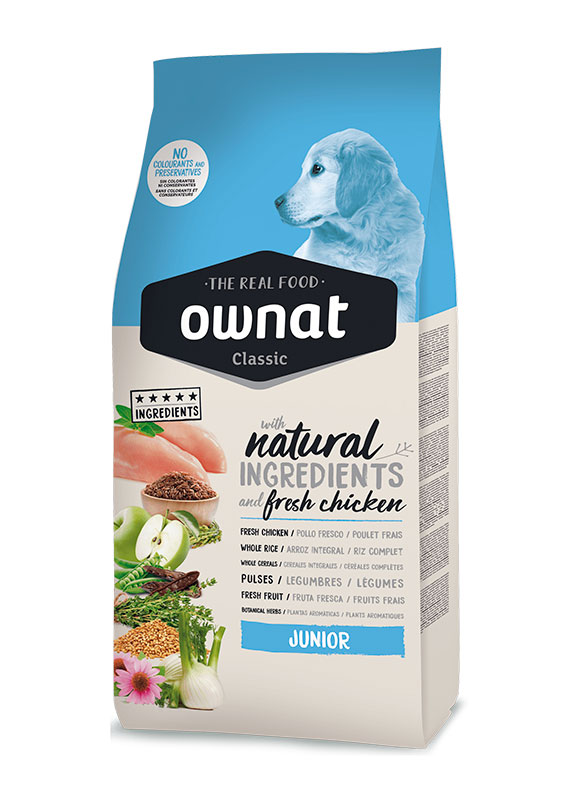 

Сухой корм Ownat Classic Junior (Dog) для щенков с Курицей, 4кг