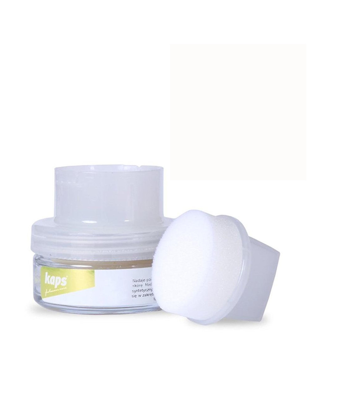 

Деликатный крем для обуви Kaps Delicate Cream 50 ml, с аппликатором 101 Белый