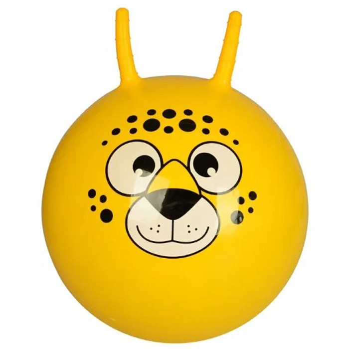 

Мяч для фитнеса детский с рожками MS 0484-2 (Yellow)