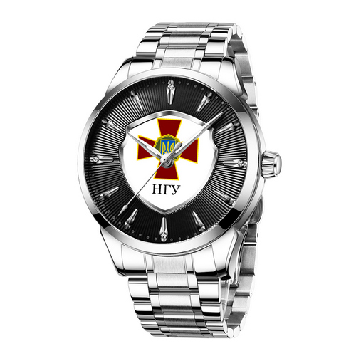 

Chronte с логотипом НГУ Silver-Black-White