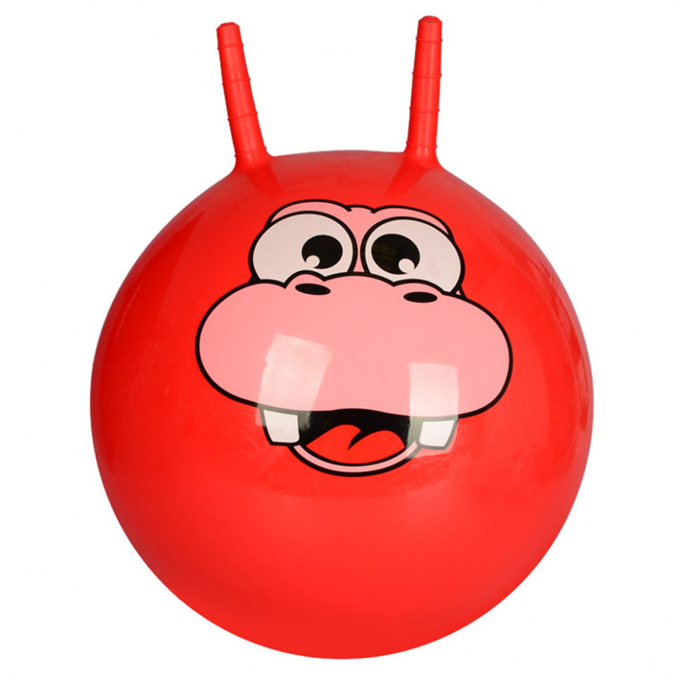 

Мяч для фитнеса детский с рожками MS 0484-2 (Red)