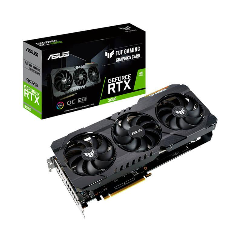 

Видеокарта GF RTX 3060 12GB GDDR6 TUF Gaming OC Asus (TUF-RTX3060-O12G-GAMING)