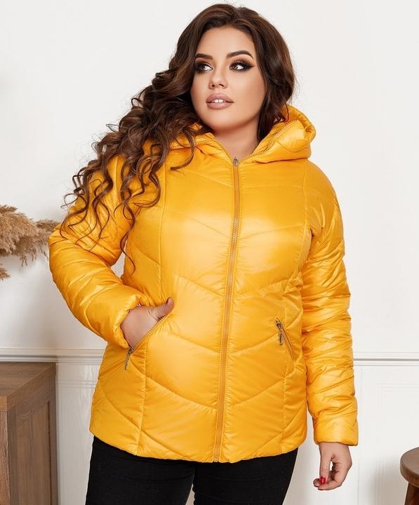 

Куртка G&M k-77568 - Размер цвет желтый, Куртка G&M k-77568 56-58 Размер цвет желтый