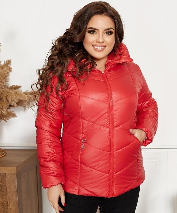 

Куртка G&M k-77569 - Размер цвет красный, Куртка G&M k-77569 60-62 Размер цвет красный