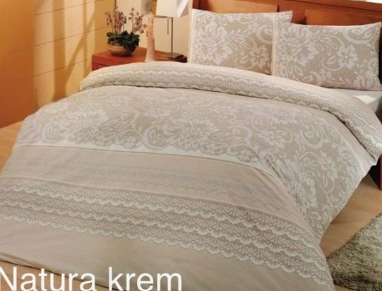 

Постельное белье Аltinbasak Natura crem ранфорс полуторное