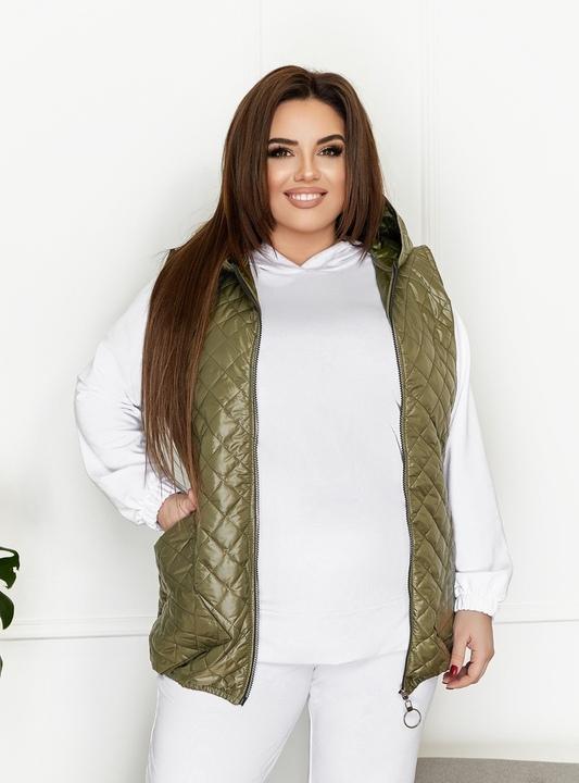 

Жилетка G&M k-77898 - Размер цвет хаки, Жилетка G&M k-77898 48-50 Размер цвет хаки