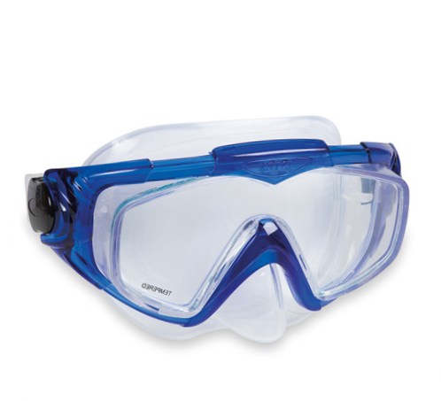 

Маска для плавания, для взрослых. Голубая (Intex 55981-blue)