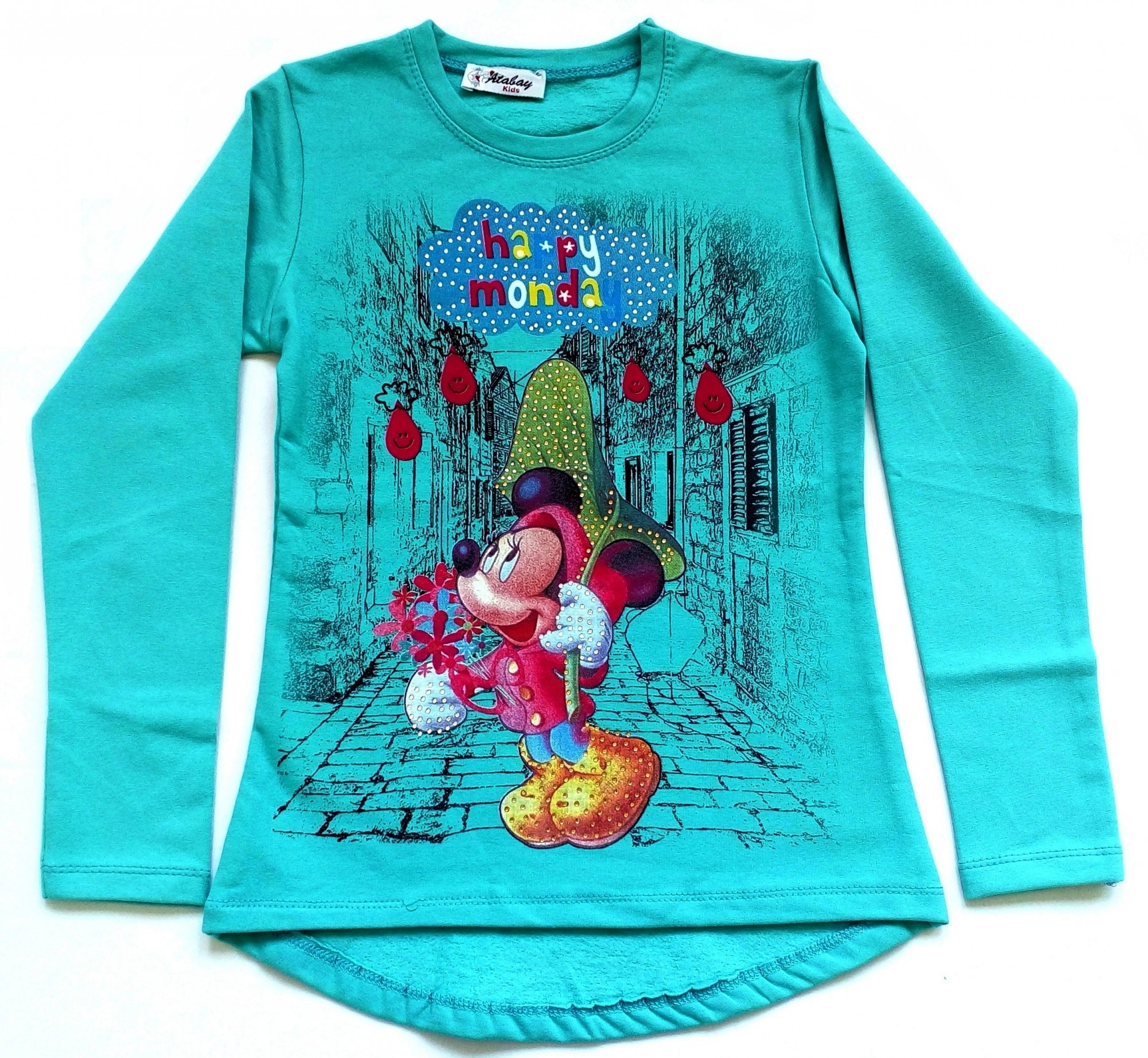 

Туника Atabay Rom2763 98-104 см Бирюзовая (ТТ-0004)