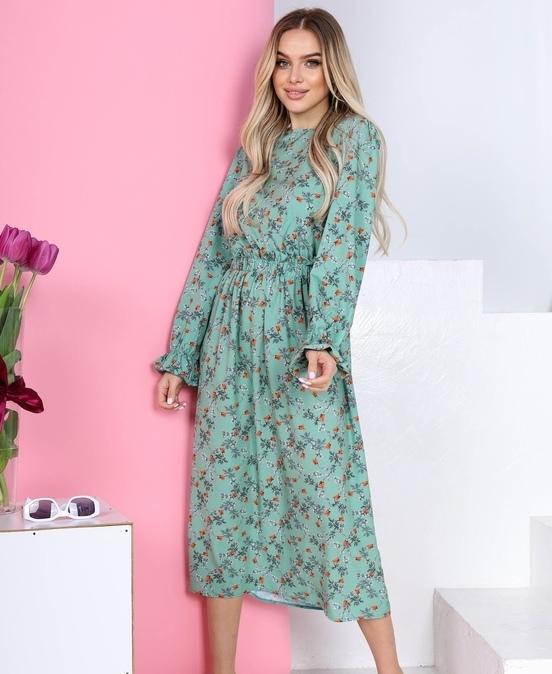 

Платье G&M k-78668 46-48 Размер цвет ментоловый