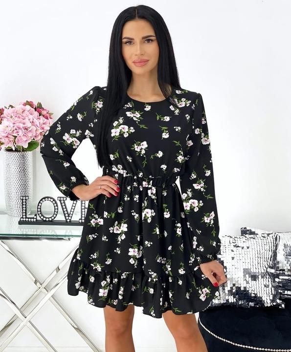 

Платье G&M k-79051 - Размер цвет черный с белым, Платье G&M k-79051 42-44 Размер цвет черный с белым