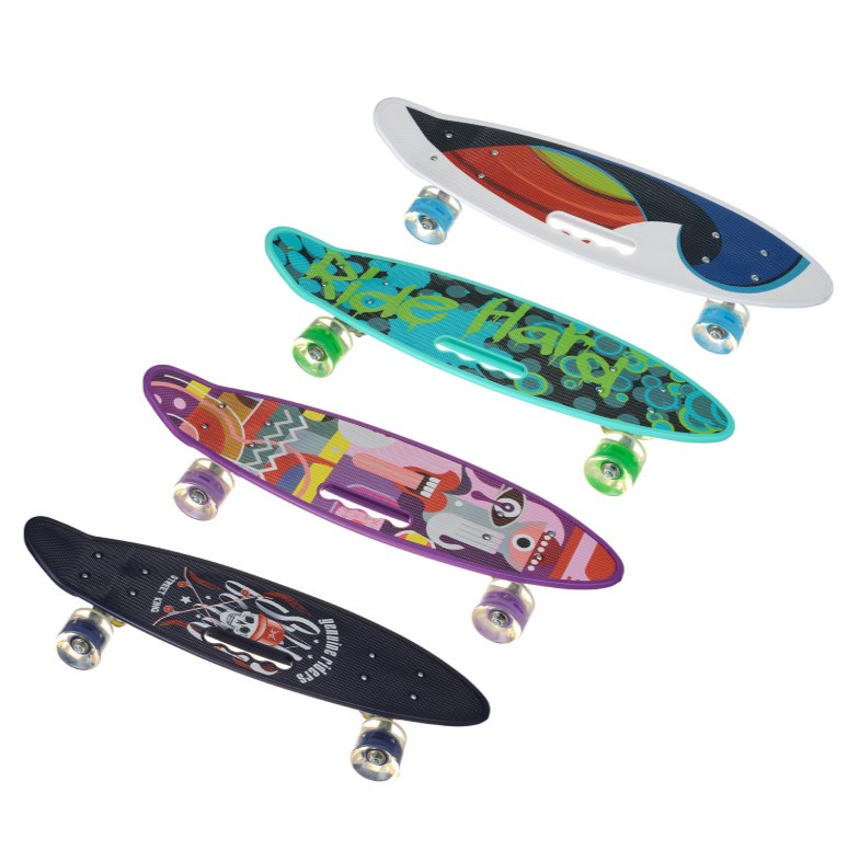 

Скейт Пенни борд SmartUs Best Board SL-AS(108) со светящимися PU колесами и декой с ручкой (KAR-SL-AS(108))