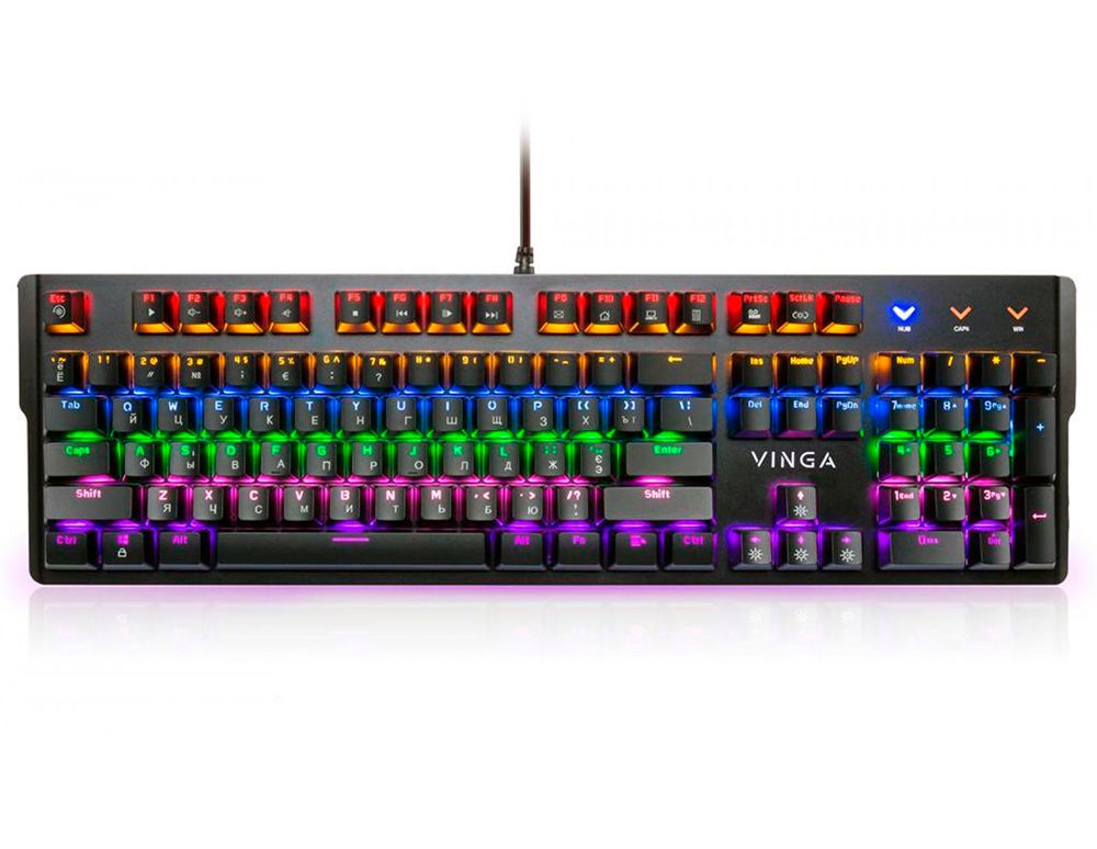 

Игровая клавиатура для ПК Vinga KBGM160 black с подсветкой RGB (U0308730)