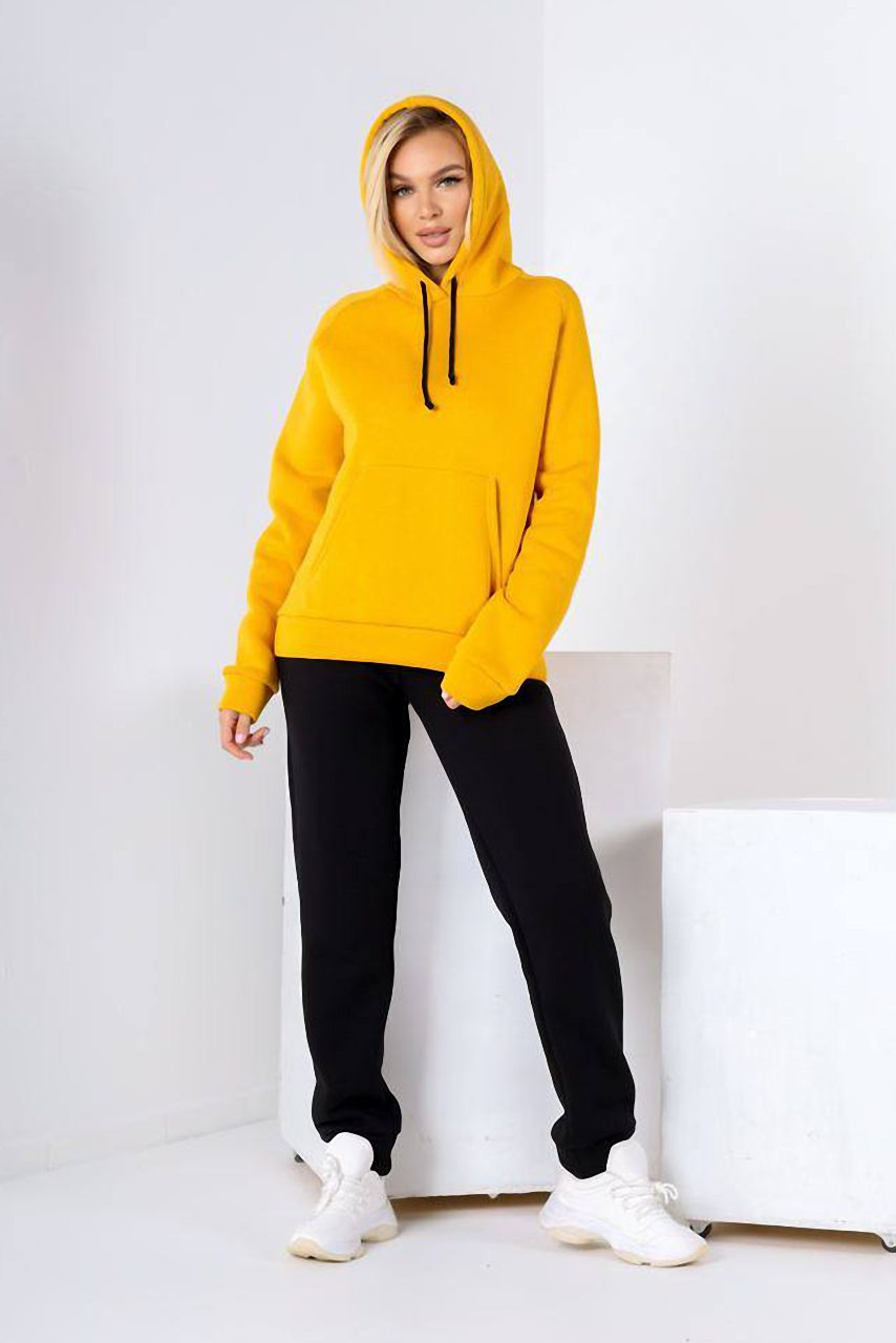

Утеплённый костюм из худи и джоггеров Фасон 29903_46-48 46-48