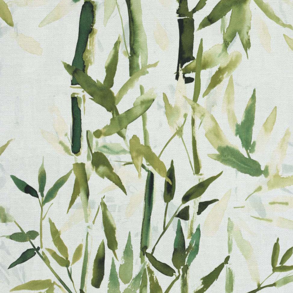 

Обои BN Atelier 219462 бамбук бело-зеленый 0.53 x 10.05 м