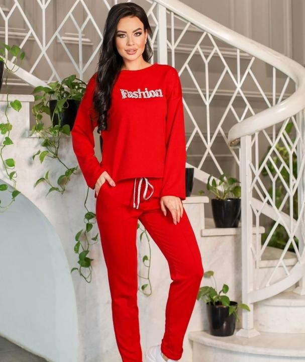 

Спортивный костюм G&M k-79262 - Размер цвет красный, Спортивный костюм G&M k-79262 42-44 Размер цвет красный