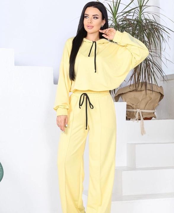 

Спортивный костюм G&M k-77728 46-48 Размер цвет желтый