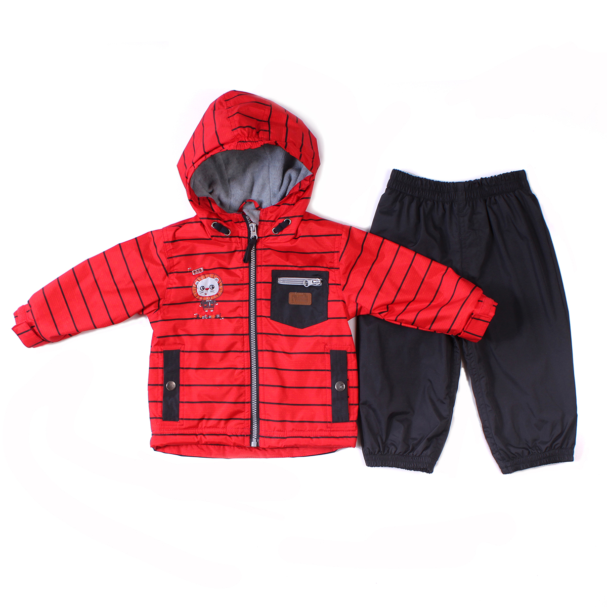 

Демисезонный комплект на флисе Peluche&Tartine S18M07-FerrariRed оранжевый + темно-синий 80 - 88 см (S18M07-FerrariRed-18m)