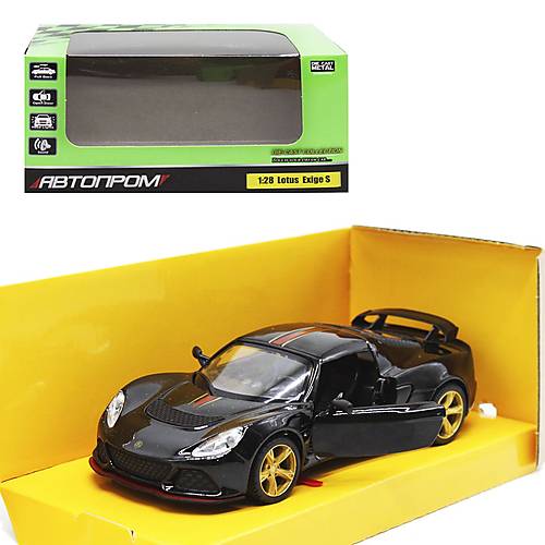 

Машина метал "Lotus" чёрная Автопром (7847)