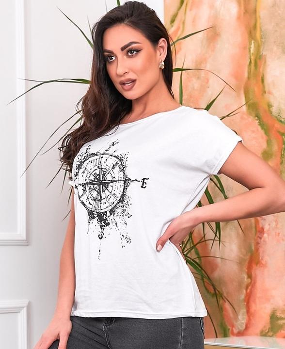 

Футболка G&M k-77644 универсальный - Размер цвет белый, Футболка G&M k-77644 универсальный 48-54 Размер цвет белый
