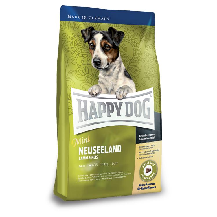 

Сухой корм для собак Happy Dog Mini Neuseeland Lamm and Reis 4 кг