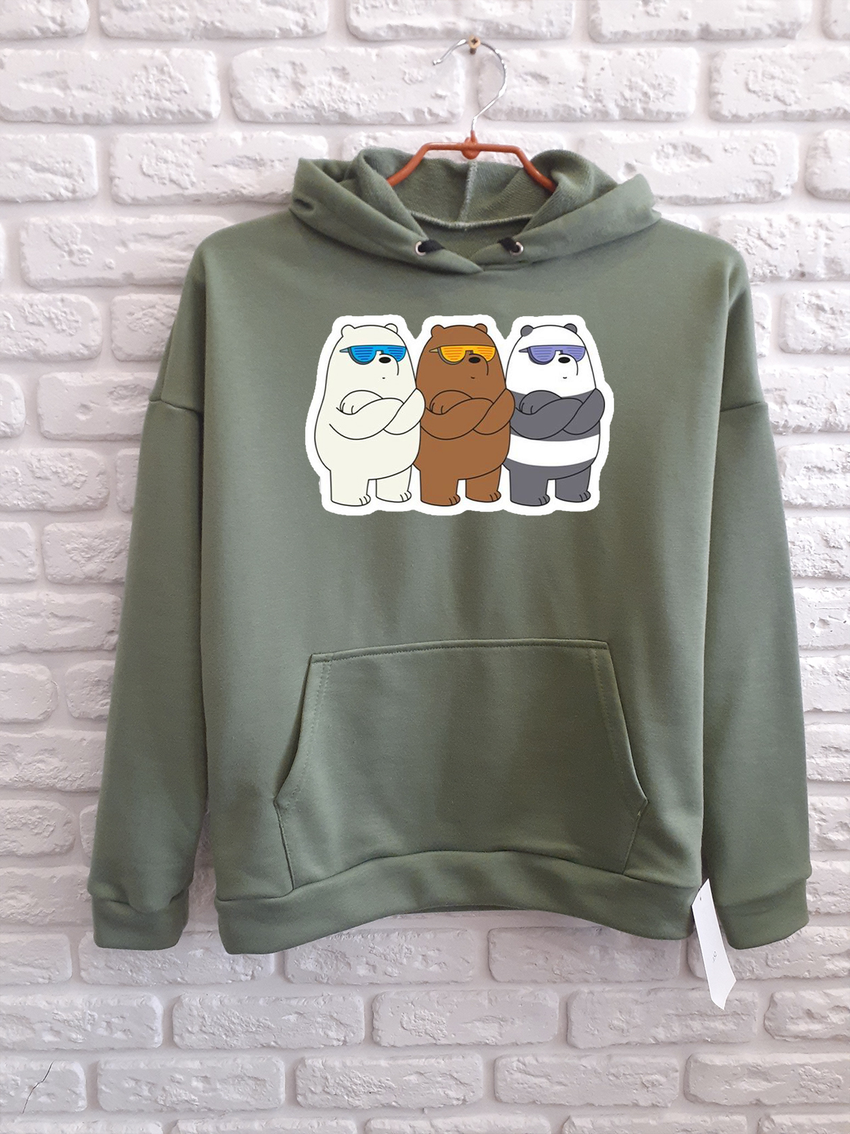 

Худи для мальчиков ArtSvet Вся правда о медведях (We Bare Bears) Зеленый 158 см ARTBEER1PTZ