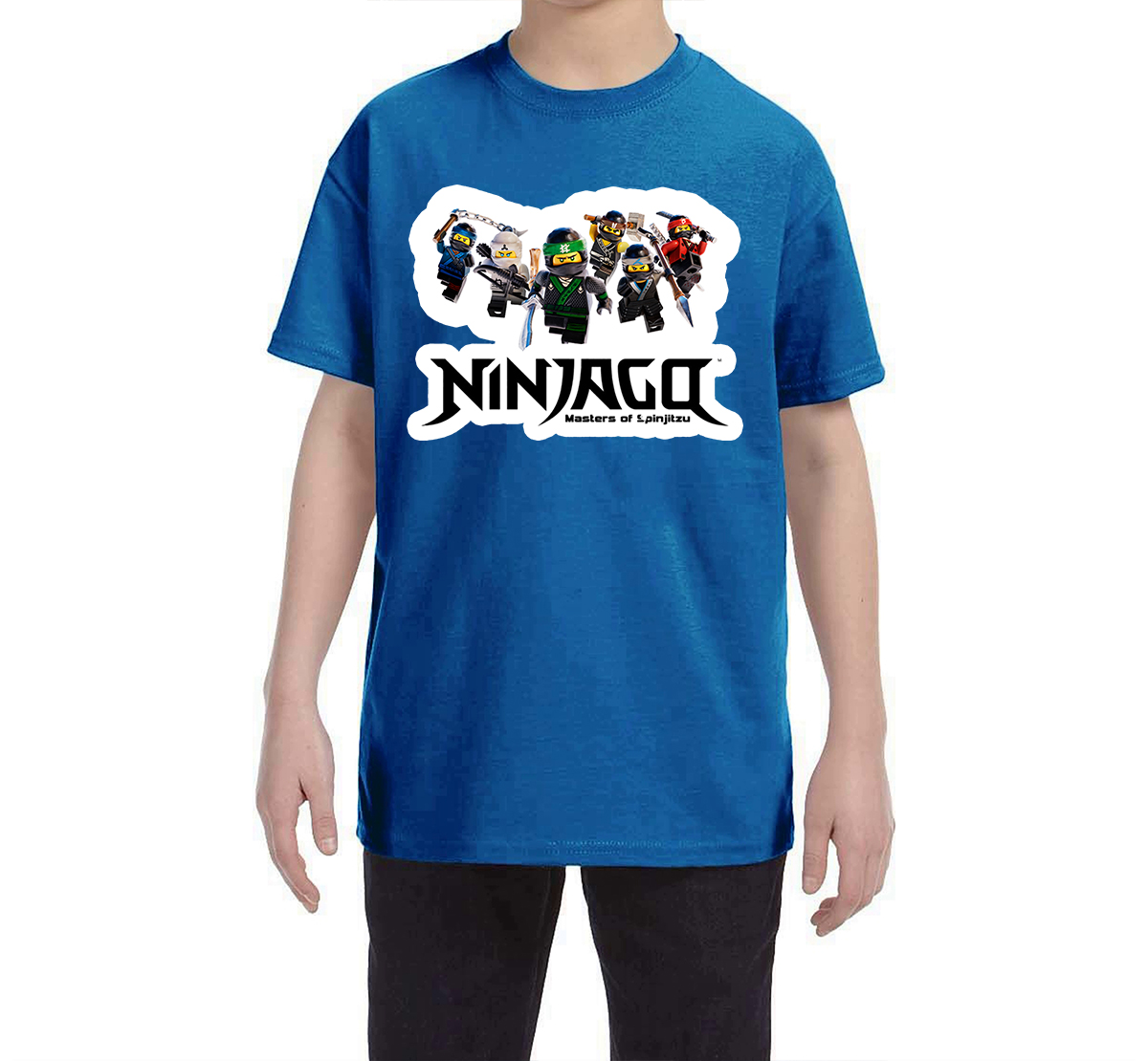 

Футболка для мальчика ArtSvet Лего Ниндзяго (LEGO Ninjago) Синий 140 рост NNINGSTSN