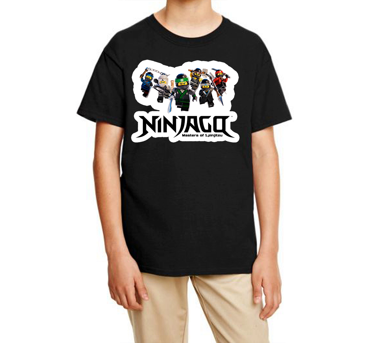 

Футболка для мальчика ArtSvet Лего Ниндзяго (LEGO Ninjago) Черный 146 рост NNINGSNSH