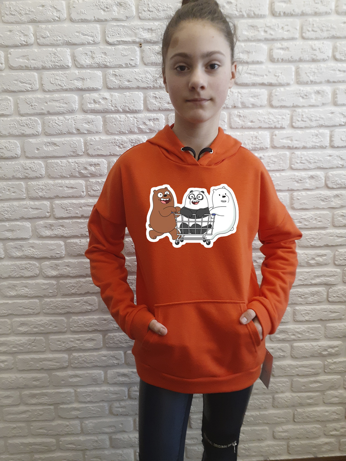 

Худи для девочек ArtSvet Вся правда о медведях (We Bare Bears) Оранжевый 164 см ARTBEER1TOR